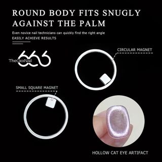 Nam Châm Vòng Tròn Mắt Mèo LOẠI 1 Hút Cực Mạnh – Magnet Nail Cat Eye Hút Tâm 360° Hiệu Ứng Xoáy Sâu Cực Hot Trend Nail6