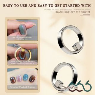 Nam Châm Vòng Tròn Mắt Mèo LOẠI 1 Hút Cực Mạnh – Magnet Nail Cat Eye Hút Tâm 360° Hiệu Ứng Xoáy Sâu Cực Hot Trend Nail6