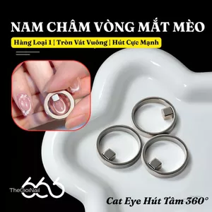 Nam Châm Vòng Tròn Mắt Mèo LOẠI 1 Hút Cực Mạnh – Magnet Nail Cat Eye Hút Tâm 360° Hiệu Ứng Xoáy Sâu Cực Hot Trend Nail6
