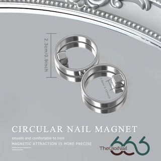 Nam Châm Vòng Tròn Mắt Mèo LOẠI 1 Hút Cực Mạnh – Magnet Nail Cat Eye Hút Tâm 360° Hiệu Ứng Xoáy Sâu Cực Hot Trend Nail6