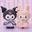 Gấu Bông Kuromi Melody Phối Váy Nhiều Mẫu Đáng Yêu, Thú Nhồi Bông Kuromi Melody Nhật Bản Cao Cấp