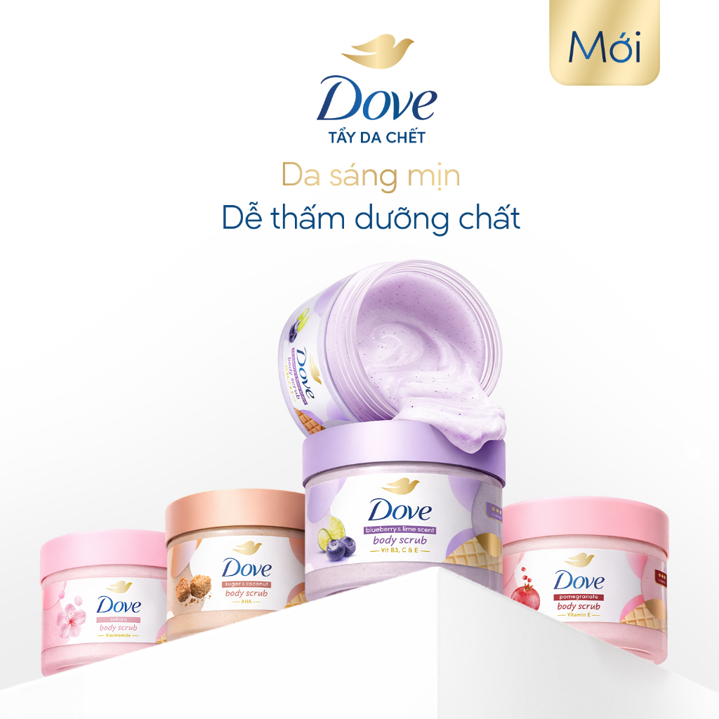 [MẪU MỚI 2026] Combo 2 Tẩy Da Chết Dưỡng Ẩm Toàn Thân Dove 280g