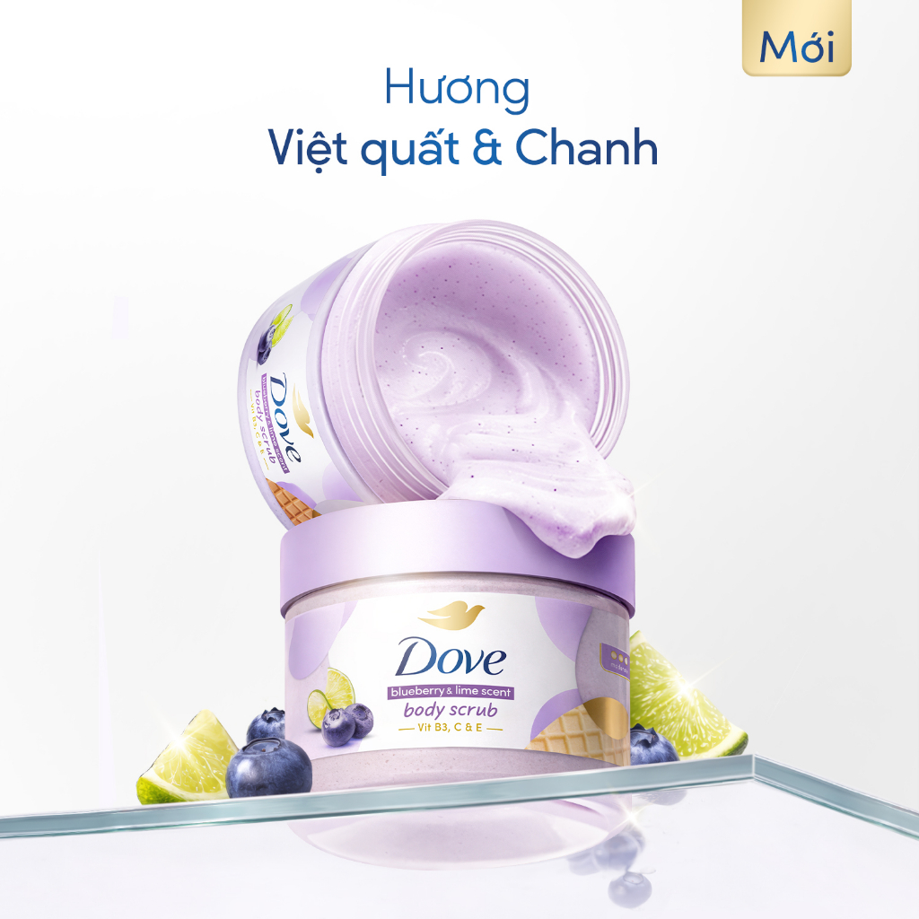 [MẪU MỚI 2026] Combo 2 Tẩy Da Chết Dưỡng Ẩm Toàn Thân Dove 280g