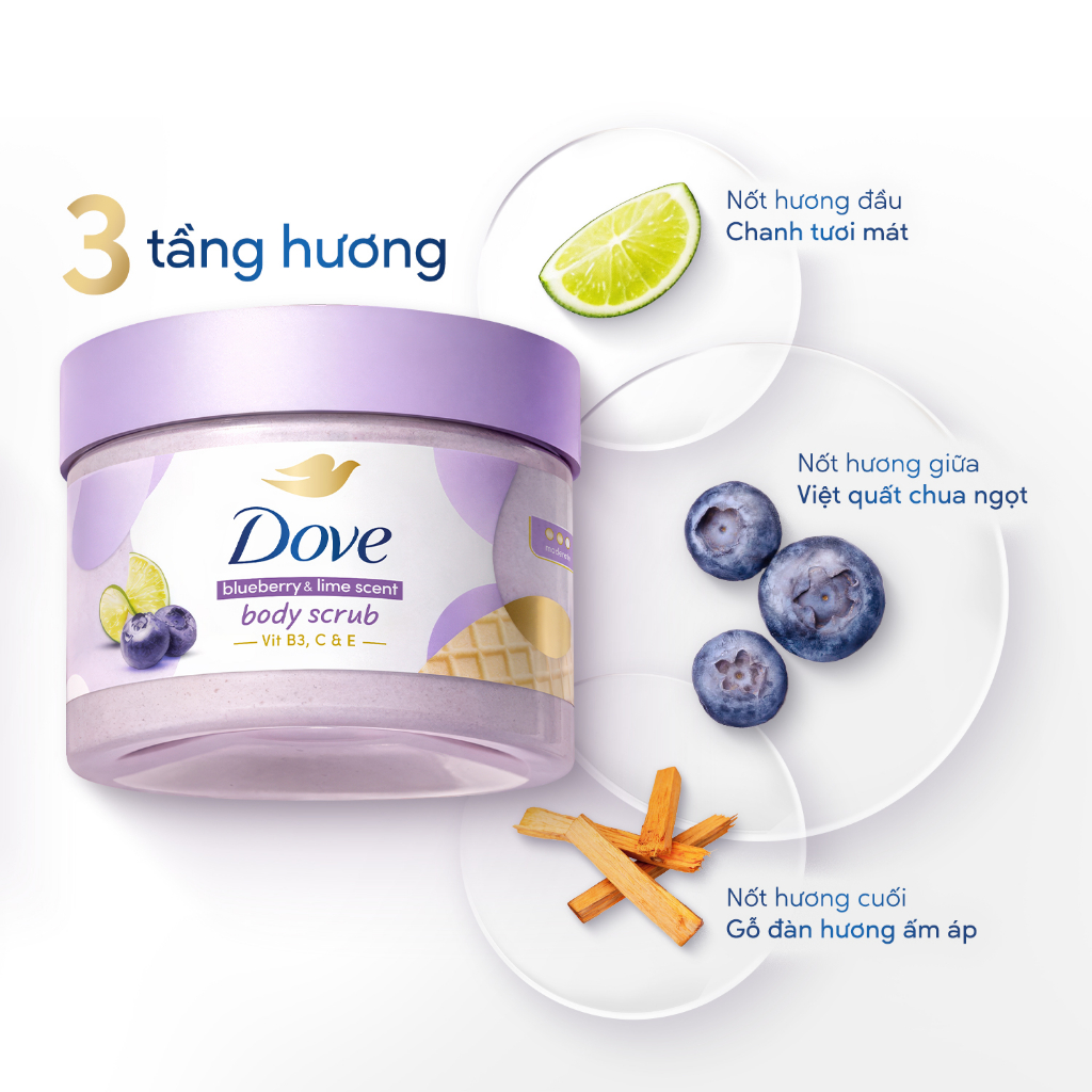 [MẪU MỚI 2026] Combo 2 Tẩy Da Chết Dưỡng Ẩm Toàn Thân Dove 280g