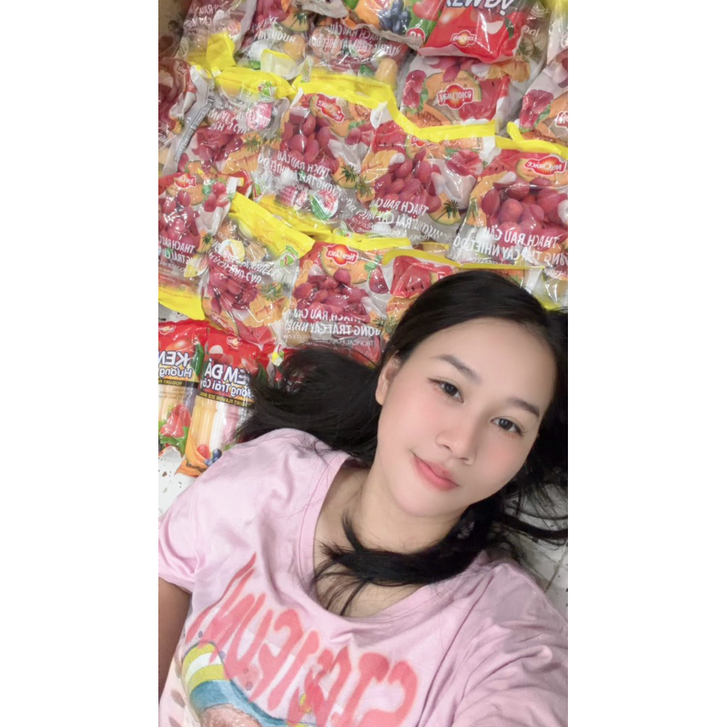 kem đá tuổi thơ hương trái cây đủ vị bịch 10 cây thơm ngon hàng công ty
