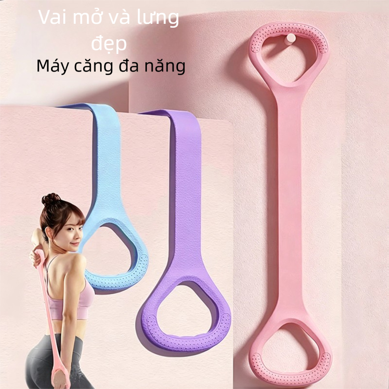 Dây Kháng Lực Số 8, Tập Vai Lưng Tay Dây Tập, Yoga Tại Nhà,  Đàn Hồi Bền Bỉ, Dụng Cụ Tập Gym, Yoga Dành Cho Nam Nữ