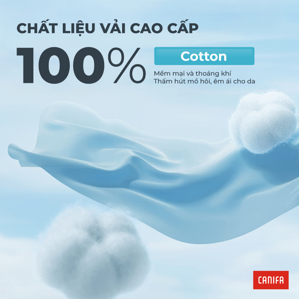 Áo phông nữ CANIFA cổ tròn ngắn tay form dáng basic 6TS26A003