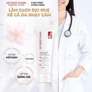 Sữa Rửa Mặt Thảo Dược Thiên Nhiên Sắc Ngọc Khang [50g] Giúp Làm Sạch Dịu Nhẹ, Không Khô Da