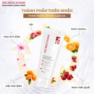 Sữa Rửa Mặt Thảo Dược Thiên Nhiên Sắc Ngọc Khang [50g] Giúp Làm Sạch Dịu Nhẹ, Không Khô Da