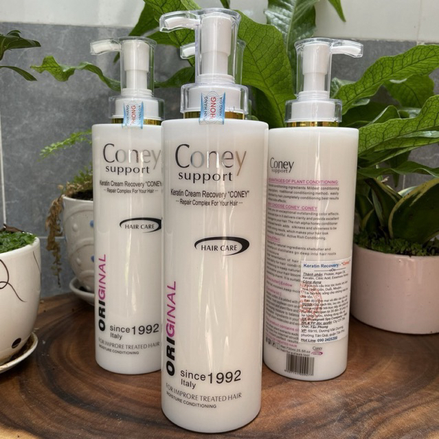 Kem Hấp Phục Hồi Keratin Coney Recovery Cream 730ML Phục Hồi hư Tổn Nhanh Chóng