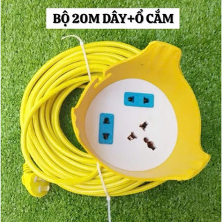 SUBOGDG Ổ cắm điện ngoài trời kèm 5/10/20/30m dây chịu tải 4000W chống nước
