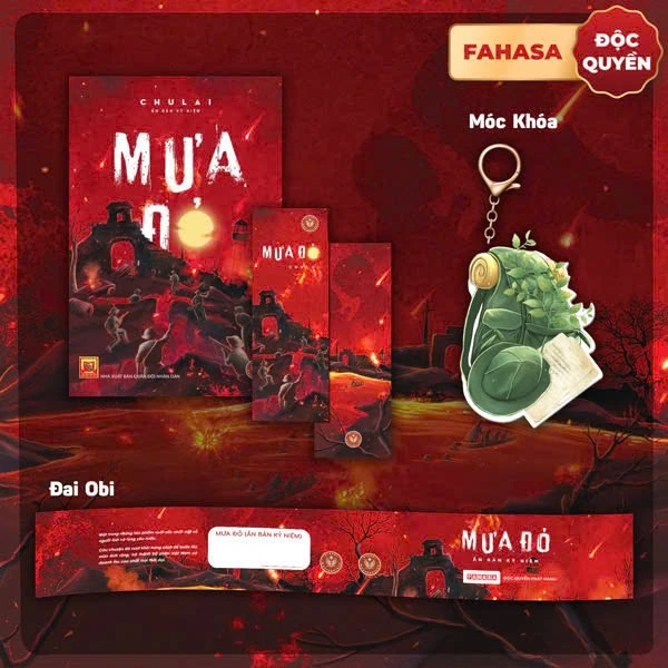 Sách Mưa Đỏ - Bản Thường , Ấn Bản Đặc Biệt, Ấn Bản Kỷ Niệm Bìa Cứng (Bộ/Lẻ 3 Cuốn)