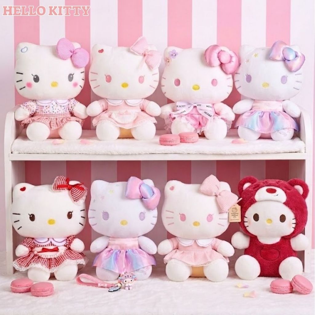 Gấu Bông Hello Kitty Nhiều Mẫu Cao Cấp Dễ Thương, Thú Nhồi Bông Hello Kitty Xinh Xắn Quà Tặng Cho Bé,Bạn gái