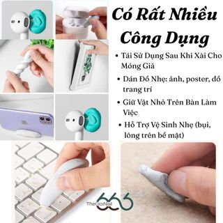 Keo Dán Móng Dạng Đất Sét 102 Miếng - Keo Dán Tip Nail Đa Năng Tái Sử Dụng Dán Móng Dán Đồ Tiện Lợi THEGIOINAIL666