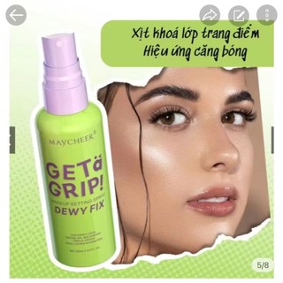 (Chính hãng) Xịt khoá makeup khoá nền MAYCHEER Setting Spray Dewy Fix Cố định lớp trang điểm, ẩm mịn Bản mới lâu trôi