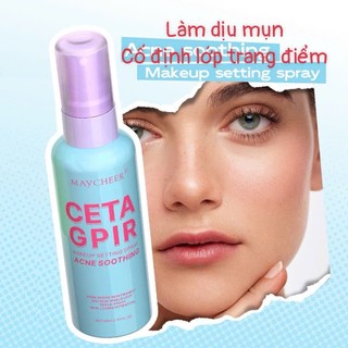 (Chính hãng) Xịt khoá makeup khoá nền MAYCHEER Setting Spray Dewy Fix Cố định lớp trang điểm, ẩm mịn Bản mới lâu trôi