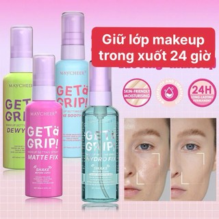 (Chính hãng) Xịt khoá makeup khoá nền MAYCHEER Setting Spray Dewy Fix Cố định lớp trang điểm, ẩm mịn Bản mới lâu trôi