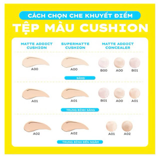 [Lemonade] Kem che khuyết điểm kiềm dầu bền màu Lemonade Matte Addict Concealer 3g