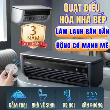 Quạt điều hoà quạt phun sương máy lạnh mini làm lạnh bán dẫn tốc độ 30s sương mù băng thổi theo gió nấu ăn không nóng