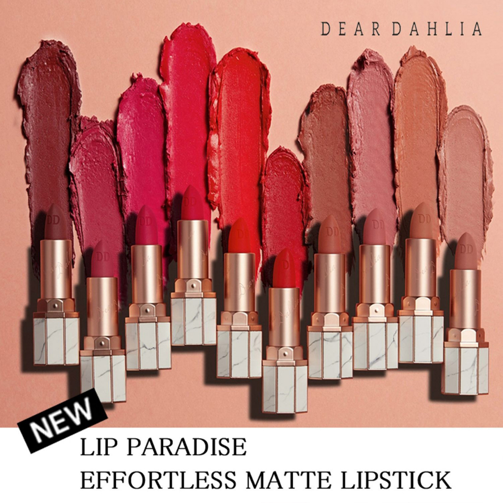 Son Thỏi Lì Mịn Dear Dahlia Lip Paradise Effortless Matte Lipstick 3.2g