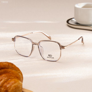 Kính Cận Dáng Vuông Eye Plus TR012 Gọng Kính Lõi Thép Chuôi Bọc Nhựa TR90 Bền Bỉ Thời Trang Unisex
