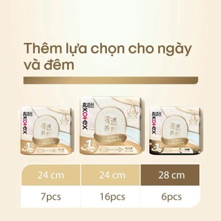 [COMBO 8 GÓI] Băng Vệ Sinh Kotex Nhập Khẩu Cicada 24cm 7 Miếng Vitamin B5 Làm Dịu Da - Lucie's Mom