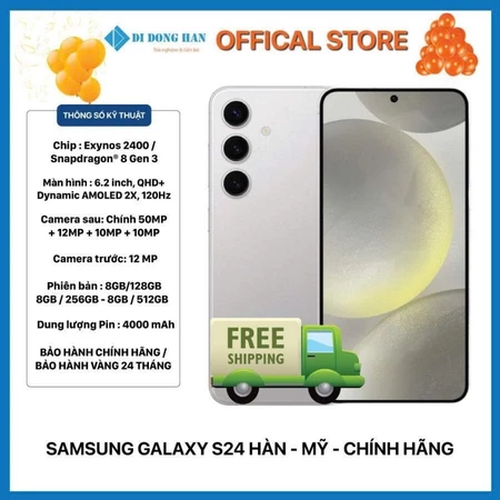 Điện thoại S24 5G | 8GB/128GB – 256GB | Like New 98%-99%| Snapdragon/Exynos | Bảo hành 24