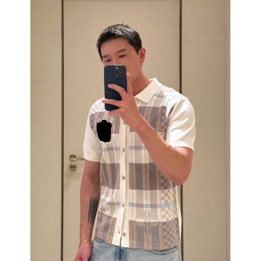 ⚡️[Hight Quality] Áo Polo Len \/ Nam Nữ Damier Ready To - Điểm Nhấn Dệt Kim Màu Cao Cấp Loại 1