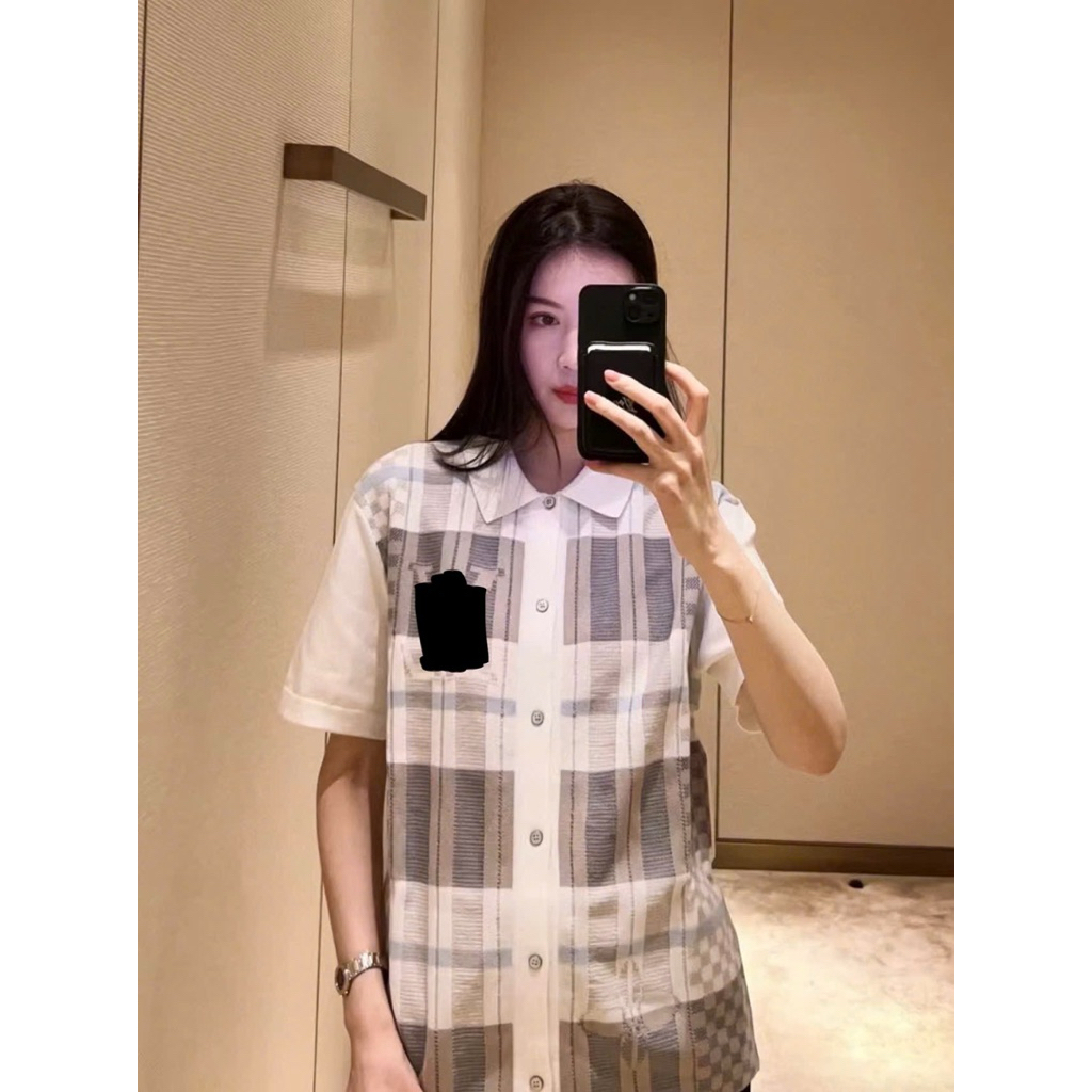 ⚡️[Hight Quality] Áo Polo Len \/ Nam Nữ Damier Ready To - Điểm Nhấn Dệt Kim Màu Cao Cấp Loại 1