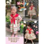 Váy cờ đỏ sao vàng tổ quốc cotton 4c co dãn hút mồ hôi váy bé gái 30/4 2/9 VN meomeo_kids
