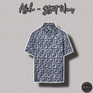 ⚡️[Hight Quality] Áo Sơ Mi 1EN Shirts Navy Dark - Điểm Nhấn Chữ F Phối Màu Cao Cấp Loại 1