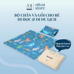 Bộ chăn gối cho bé đi học mần mon AOICONCEPT cao cấp set mẫu giáo tiểu học chất liệu Cotton và lụa Tencel — ảnh 1