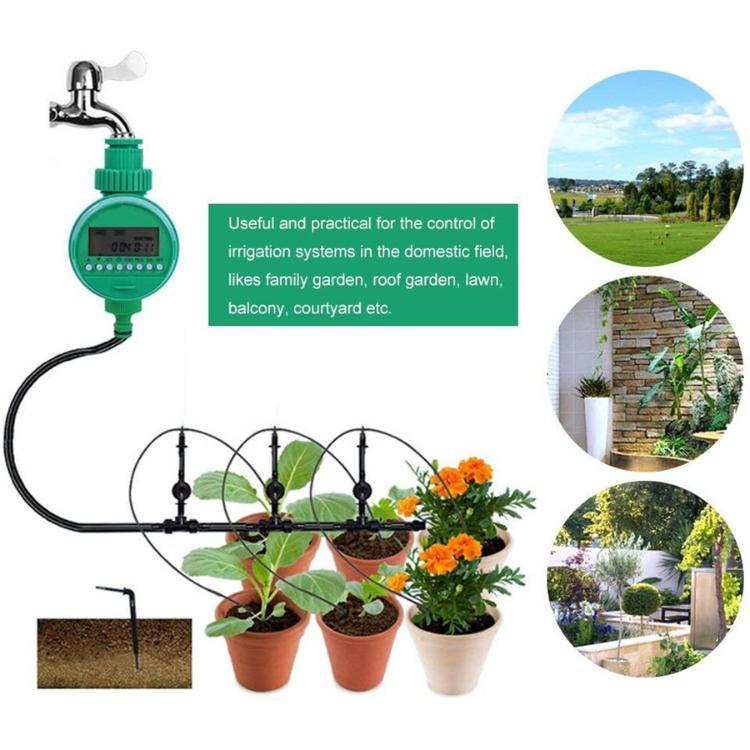 Van đồng hồ cài pin khóa nước tự động dụng cụ tưới cây phun sương thông ninh-Phiên bản mới nhất