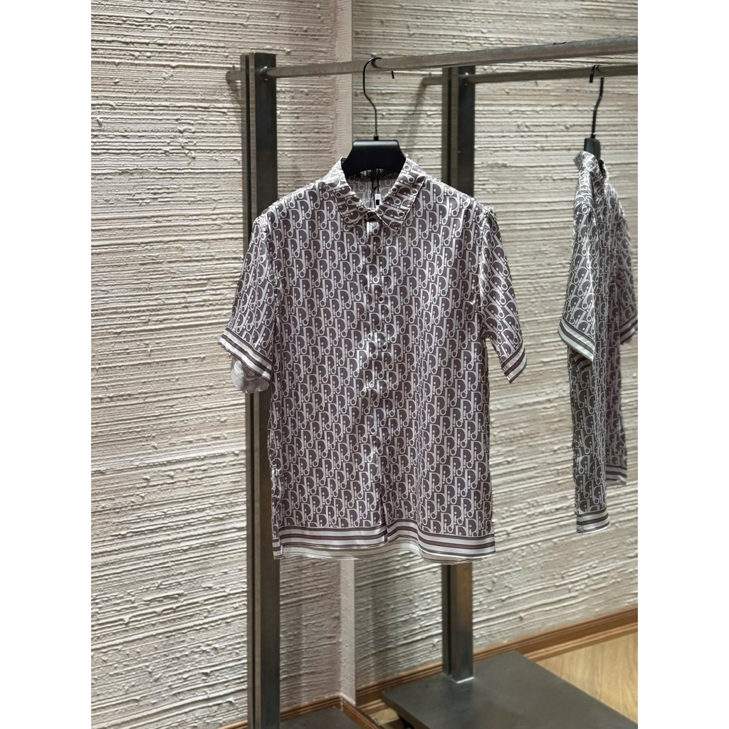 ⚡️[Hight Quality] Áo Sơ Mi Nam Nữ D100 Silk Shirts - Điểm Nhấn Mono Màu Cao Cấp Loại 1