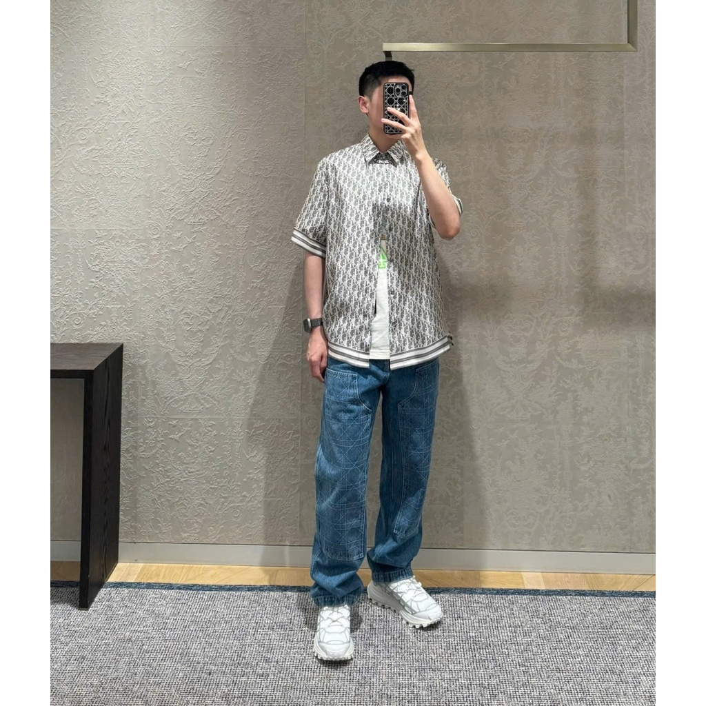 ⚡️[Hight Quality] Áo Sơ Mi Nam Nữ D100 Silk Shirts - Điểm Nhấn Mono Màu Cao Cấp Loại 1