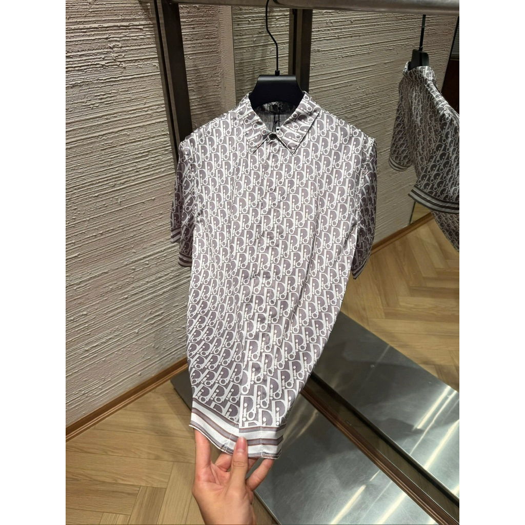 ⚡️[Hight Quality] Áo Sơ Mi Nam Nữ D100 Silk Shirts - Điểm Nhấn Mono Màu Cao Cấp Loại 1