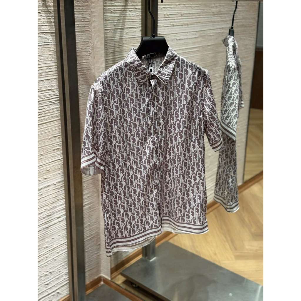 ⚡️[Hight Quality] Áo Sơ Mi Nam Nữ D100 Silk Shirts - Điểm Nhấn Mono Màu Cao Cấp Loại 1