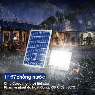 Ảnh 4 – ESSONIO MUA 1 TẶNG 1 Đèn năng lượng mặt trời chống thấm nước đèn pha ngoài trời và trong nhà