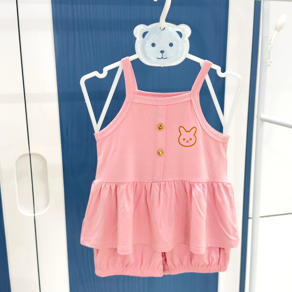 Bộ 2 Dây Cho Bé Gái Anminaza Vải Sợi Tre Mềm Mịn Co Dãn Và Thoáng Mát - Hàng Chính Hãng AMI0301