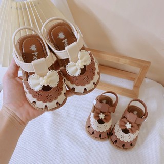 FORM TO 15-24 Dép Quai Hậu Tập Đi Chống Vấp Họa Tiết Ngôi Sao Cho Bé Gái K005