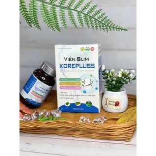 ✅ Viên uống giảm cân Slim Kore Plus [Chính Hãng Cao Cấp] ✅ Viên uống giảm béo nhanh cấp tốc Slim Koreplus hộp 30 viên