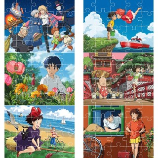 Combo SỈ 6 tranh ghép A5 Ghibli TooYoo TG0089