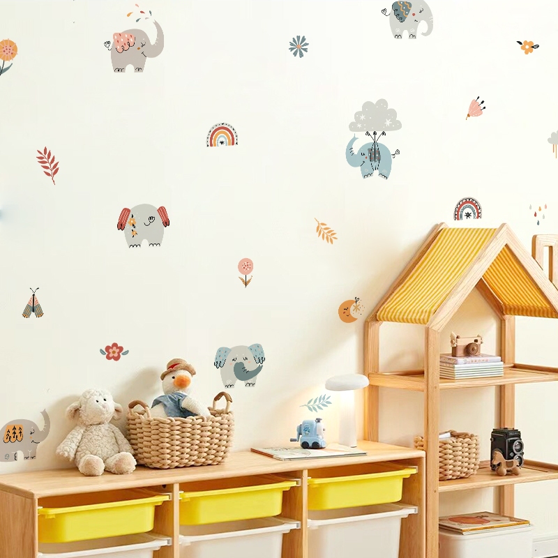 Sticker Decal Dán Tường Mẫu Boho 8 Có Keo Sẵn - Trang Trí Cửa Kính - Decor Quán Cafe - Phòng Ngủ