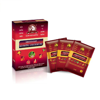 combo 3 hộp Dầu gội Shitinsof Hán Phương nhuộm và dưỡng tóc, Linh Chi Đen Tóc Danh Nhân Đường 15ml
