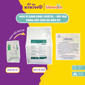 Vime-subtyl Men Vi Sinh Phân Huỷ Bùn Bã Hữu Cơ Dành Cho Ao Hồ Nuôi Cá Gói 1Kg - KIKINO