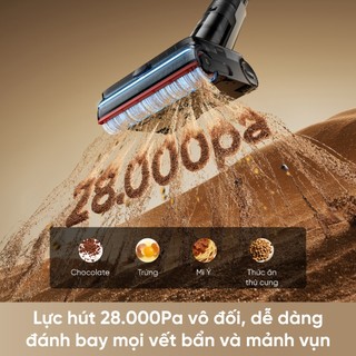 Máy Hút Bụi Lau Nhà Dreame H16 Steam | Bản Quốc Tế | Lực Hút 28.000 Pa | Ngả Phẳng 180° | Bảo Hành 24 Tháng