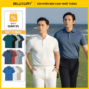 Combo 2 Áo Polo Nam AIRCOOL POLO Thời Trang Nam Biluxury 8APCB428 Thoáng Mát Thấm Hút Mồ Hôi