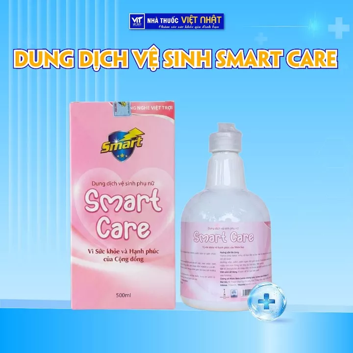 Dung Dịch Vệ Sinh Smart Care - Dung Dịch Vệ Sinh Phụ Nữ Dịu Nhẹ Khô Thoáng - NT Việt Nhật