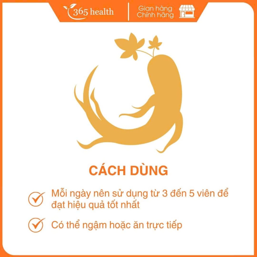 Kẹo nhân sâm đỏ Hàn Quốc gói 180g