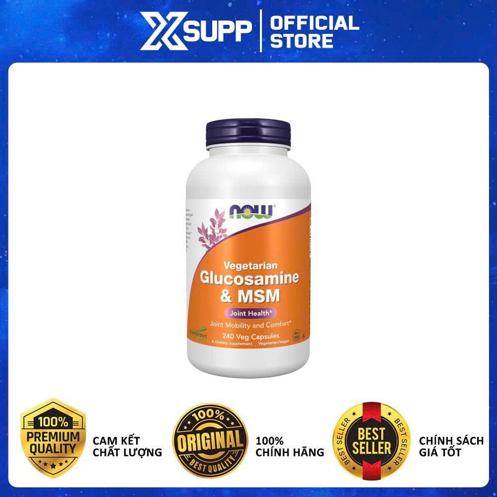 Now Glucosamine MSM – Bổ Sung Khớp Hằng Ngày